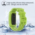 thumbnail image 4 of Compatible con Fitbit Ace 2 bandas para niños 6+, accesorios de pulsera de silicona suave correa de reloj correa de repuesto 3-banana + lima + vino Jormftte LRWJ547-1, 4 of 7