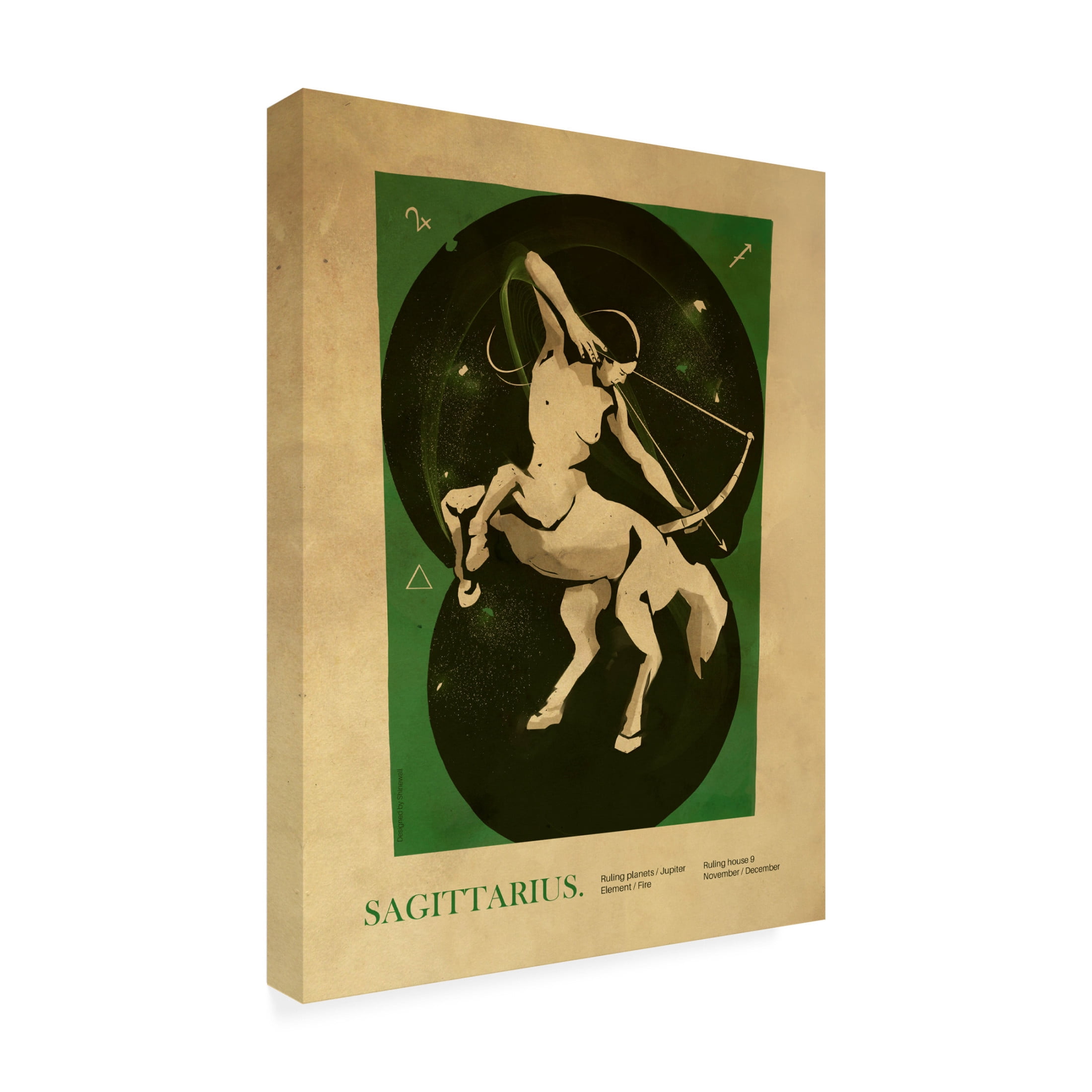 Trademark Fine Art Dionisis Gemos  Sagitarius print Canvas Wall Art