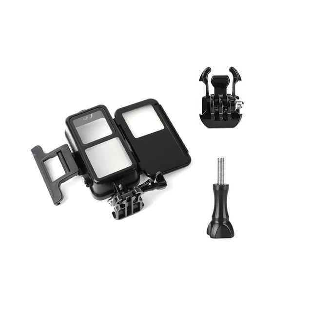 Seitruly Carcasa impermeable para cámara, portátil, para buceo, navegación, navegación, natación, grabadora de vídeo, funda protectora, Protector Accesorios para fotos Negro