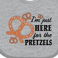 thumbnail image 4 of Inktastic I'm Just Here for the Pretzels Oktoberfest Boys or Girls Baby Bib, 4 of 4