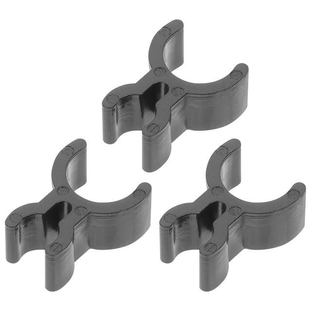 WORGEOUS 3pcs clips de lápices de bocina francesa clips de pluma de trompeta soporte instrumentos musicales clips negros