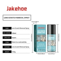 XUNRYAN Eyeglass Lens Spray Kit Glasses Bottle Cleaner with Microfiber Cloth Screen Camera Cleaning Supply Kit Glasses Care Scratch Repair Solution Under $10 Clearance