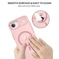 thumbnail image 2 of GAOBAO Magnetic for iPhone Air Case, Compatible with MagSafe, Glitter Transparent Shockproof Slim Bling Sparkly TPU Phone Case, 2 of 7