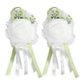 thumbnail image 3 of Wrist Flower Artificial Wrist Flower Wedding Decoration Wedding Wrist Corsage Flower Pearl Bracelet 2Pcs for Dance Parties ANGGREK Otros, 3 of 8