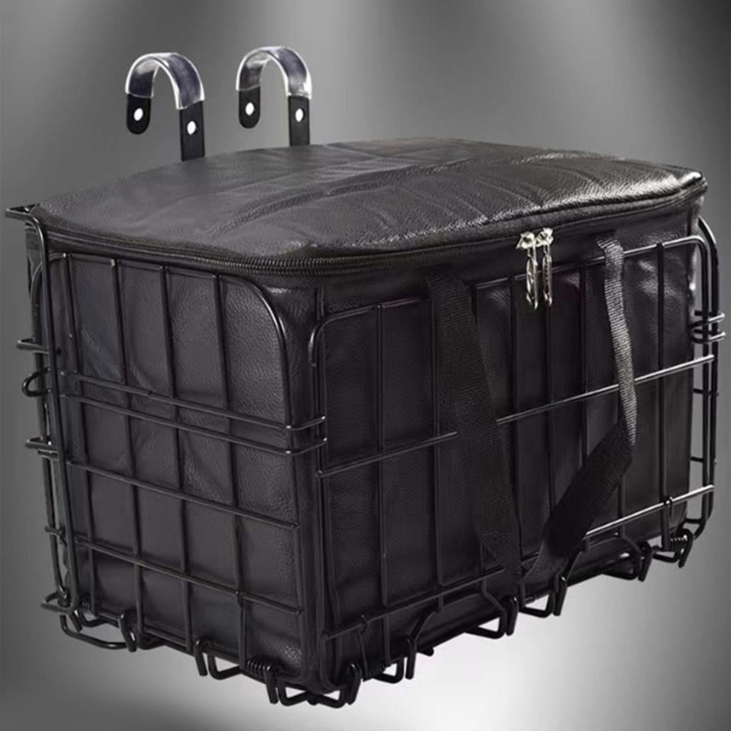 CEORPER Detachable Folding Bicycles Basket Mountain Bike Front and Rear Hanging Basket