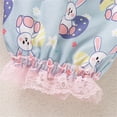 thumbnail image 6 of Aihuaihua Toddler Baby Girl Easter Outfit Overalls Easter Eggs Bunny Romper Flare Pants Bell Bottom Jumpsuit Clothes Outfits, 6 of 9