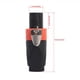 thumbnail image 3 of Conector de cable de audio macho de 4 polos de 10 piezas para cable NEUTRIK NL4F, 3 of 8