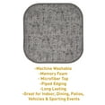thumbnail image 2 of Broadway Memory Foam No Slip Back 16 x 16 Chair Pad Cushion 6 Pack, 2 of 6