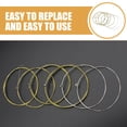 thumbnail image 3 of BRIGHTFUFU 6Pcs Electric Guitar Strings Replacement Set Strong Durable Metal Strings for Guitar, 3 of 7