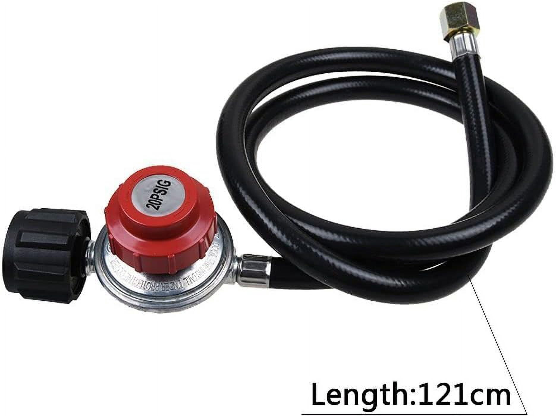 SHANNA Square Single Burner Outdoor Stove Propane Gas Stove 0-20 Psi Regulator Hose Outdoor Camp Stove for Home Brewing Frying Turkey and More