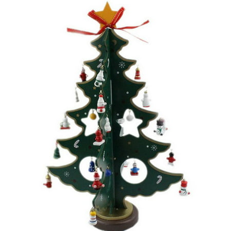 Holiday Clearance Christmas Tree DIY Wooden Table Decoration Home Ornament