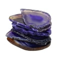 thumbnail image 3 of KLKCMS 6Pc Beautiful Irregular Geode Agate Slices Pendant for Jewelry, 3 of 7
