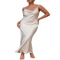thumbnail image 1 of POINTERTECK Women‘s Long Bodycon Dress with Spaghetti Straps, 1 of 8