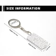 thumbnail image 4 of Naloa Poodle Dog Print Keyfob with Split Key Ring and Print Labels, Key Labels Key Chain Tags, Luggage Tags, Car Key Chain Ring Keyfob Gift, 4 of 7