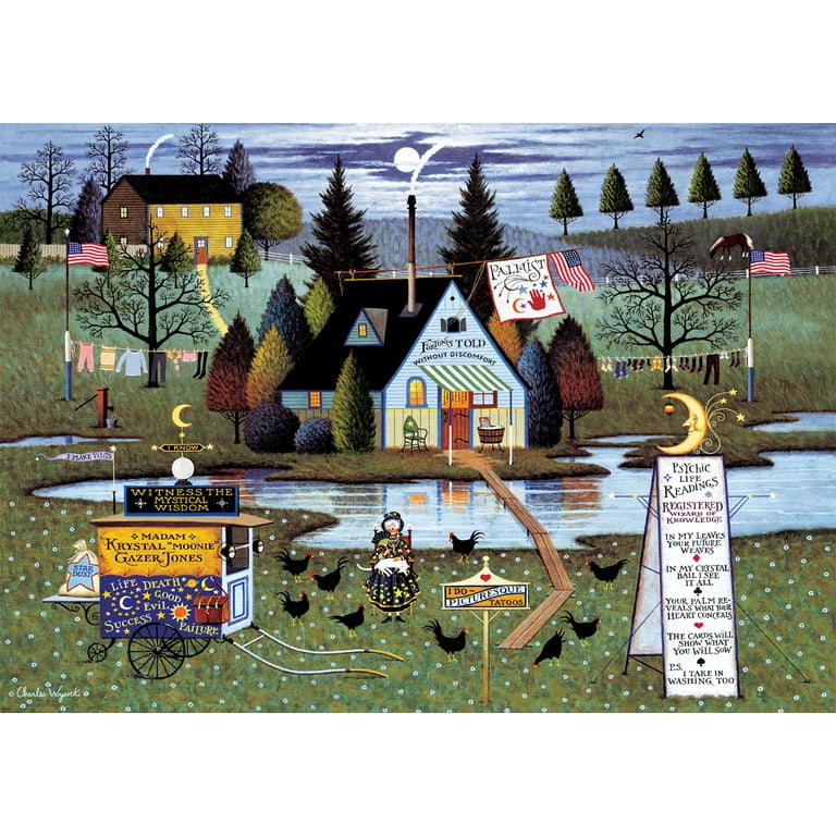 Amazon.com: Buffalo Games - Charles Wysocki - Meats, Flowers