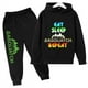 thumbnail image 4 of 2024 Nueva ropa para niños, conjunto de sudadera con capucha y pantalón, zapatillas deportivas, ropa deportiva para niños y niñas, otoño y primavera, 2 piezas, ropa para niñas pequeñas, 4 of 5