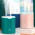 thumbnail image 3 of HIBIBUD 2L Cool and Warm Mist Humidifier for Bedroom Large Room,Adjustable Output with Quiet Operation Below 35dB,Plant Friendly,Green Pink White Options,Auto Shut Off, 3 of 7