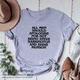 thumbnail image 3 of Eddie Munson Stranger Things T-Shirt Vintage Letter Print All Men Should Apologise T Shirt O Neck Women Summer Tees, 3 of 4