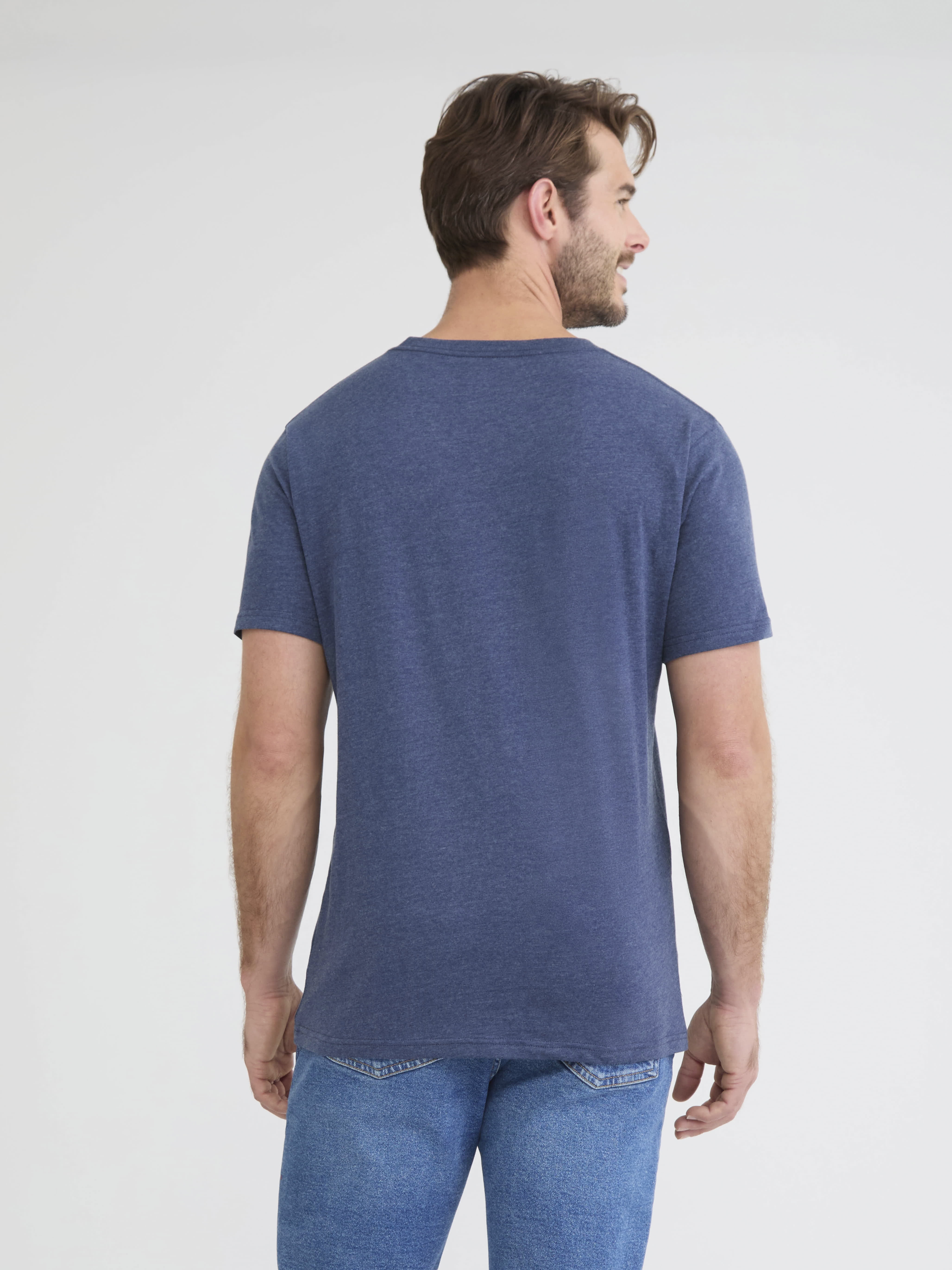 Men’s and Big Men's 4th of July USA Jet Stripe Americana Graphic Tee Shirt by Way to Celebrate, Sizes XS-5XL