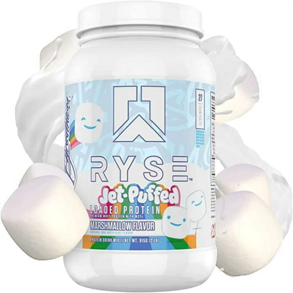 RYSE Loaded Protein Powder - Jet-Puffed Marshmallow - 27 Servings
