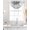 Gray, variant on Eucalyptus Grey Sheer Waterfall Valance Curtains for Window, Vintage Bottle Succulents Flower Stripes Rod Pocket Sheer Topper Swag Curtains for Living Room, Kitchen 38.5"W x 47.2"L, 1 Panel