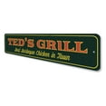 thumbnail image 4 of Grill Novelty Sign, Metal Wall Decor - 4x18 inches, 4 of 4