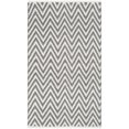 thumbnail image 6 of SAFAVIEH Montauk Siomha Chevron Cotton Area Rug, Grey/Ivory, 2'3" x 3'9", 6 of 9