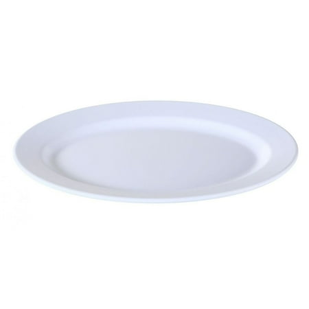 

Catering Collection 20.5 x 14 Melamine Oval White Plate Pack of 2