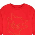 thumbnail image 3 of Pokémon - Gengar Neon - Youth Long Sleeve Graphic T- Shirt, 3 of 5