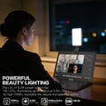 thumbnail image 3 of Zealsound RGB Selfie Light, 138 LEDs, 360° Full Color Video Light, 2700–6500K Dimmable, 20 Effects, 1800mAh Rechargeable for Phone, iPhone, Camera, Computer, Webcam, Gaming, Makeup, Vlogging, TikTok, 3 of 9