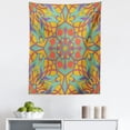 thumbnail image 1 of Crazy Colors Tapestry, Floral Mandala Pattern Forms Unity with Birds Romantic Contemporary Depiction, Fabric Wall Hanging Decor for Bedroom Living Room Dorm, 5 Sizes, Multicolor, by Ambesonne, 1 of 1