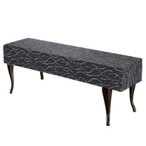 Uxcell Bench Cushion Cover Dining Bench Cover, Dark Gray