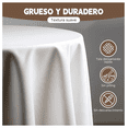 thumbnail image 4 of Mantel Redondo, Diámetro 2,9 Metros Blanco, 4 of 5