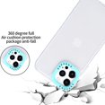 thumbnail image 2 of Allytech Compatible for iPhone 12 Case & iPhone 12 Pro Case, Premium Slim TPU Back Soft Edges Scratch Resistant Shock-Absorbing Corners Skin Case for iPhone 12/12 Pro 6.1" 2020, Clear + Blue, 2 of 4