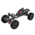 thumbnail image 2 of Kit de marco de coche RC de fibra de carbono y aleación de aluminio con neumáticos, juego de distancia entre ejes de 313mm para AXIAL SCX10, 2 of 10