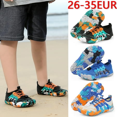 

Kids Water Shoes Barefoot Beach Sandals Breathable Sports Trainning Sneakers Non Slip Upstream Wading Shoes Men Women Aqua Shoes