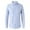 Light Blue, variant on Muscularfit Long Sleeve Mens Summer Shirts Black Striped Collared Dressy Casual Button Down Shirts Mens Tops Trendy