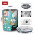 thumbnail image 4 of 12oz Coffee Tumblers Chihuahua and Flower Florals Stainless Steel Vacuum Insulated Travel Tumbler Coffee Cups Mug with Lid and Straw with Cleaning Brush for Cold & Hot Drinks, 4 of 5