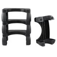 thumbnail image 2 of Tyminin Set of 4 Black Toilet Stool, Non-Slip Poop Stool for Bathroom, Plastic Potty Stool for Adults and Kids, 2 of 7