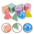 thumbnail image 3 of 9 piezas de juguetes de mesa de luz translúcidos con formas 3D para enseñar sólidos geométricos, mesas de luz manipulables para niños, cajas de luz, accesorios para juego sensorial, 3 of 8