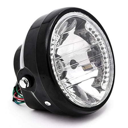 Krator 675 Black Headlight Turn Signals Led H4 Bulb For Honda