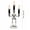C, variant on Halloween Candelabra Gothic Skeleton Lighting Candlestick,Battery Operated Candlesticks,Light Up Candelabra With Led Flames