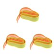 thumbnail image 3 of Transemion Anti Slip Racket Roll Tennis Handle Grip Wrap Tape Fluorescent Yellow 110x2.5x0.2CM 3Set, 3 of 6