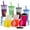 7 Pack, variant on Plastic Tumblers Bulk with Lids | Straws for Adults Kids: 12 oz Reusable Boba Drinking Cups Reusable Ice Cold Color Changing Cups