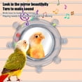 thumbnail image 4 of Bird Toys for Cage,Bird Mirror Toys with HD Mirror & Spinner Rattle, 4 of 7