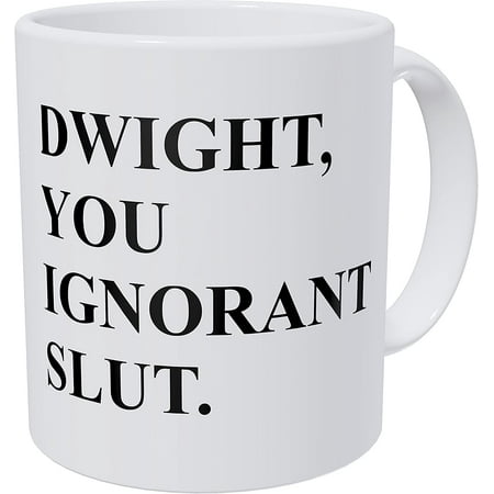 

Dwight You Ignorant Michael Scott s Safety Training The Office 11 Ounces Funny Coffee Mug