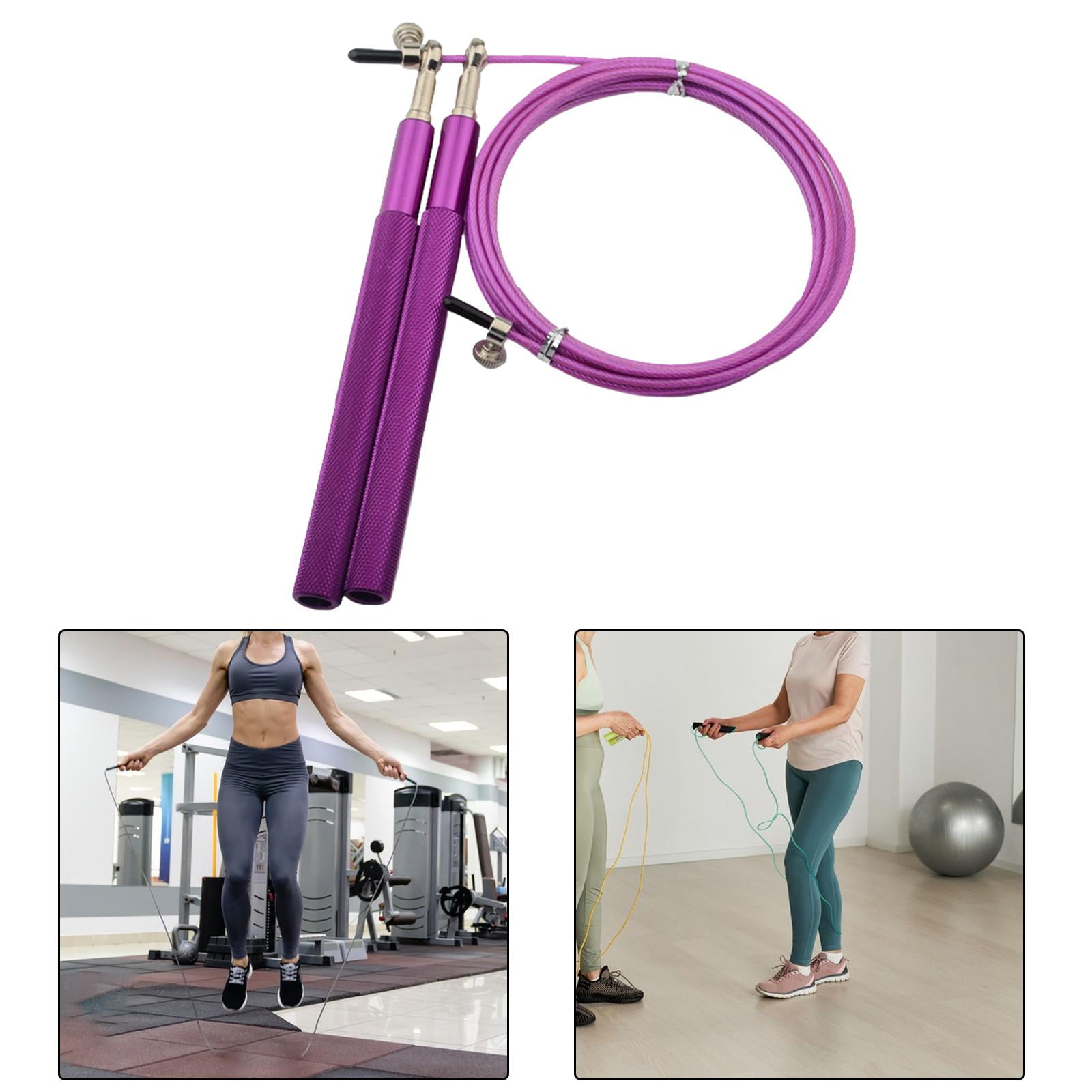 harayaa 3x Speed Jump Rope Skipping Rope 118inch Adjustable Length Kids Adults Outdoor Workouts Anti Slip Handle Speed Rope Jumping Rope