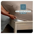 thumbnail image 3 of 2-Pack Fitted Bottom Sheets King - Premium 1800 Ultra-Soft Wrinkle Resistant Microfiber - Deep Pocket (King, Taupe), 3 of 9