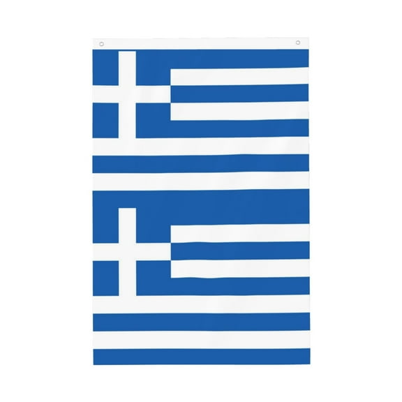 House Flag Flag Of Greece Garden Flag Decorative House Yard Double Sided Flag For Decoration (2x3ft)