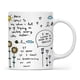thumbnail image 3 of Taza de café Gossby Mom Affirmations, 11 oz, cerámica blanca, 3 of 9